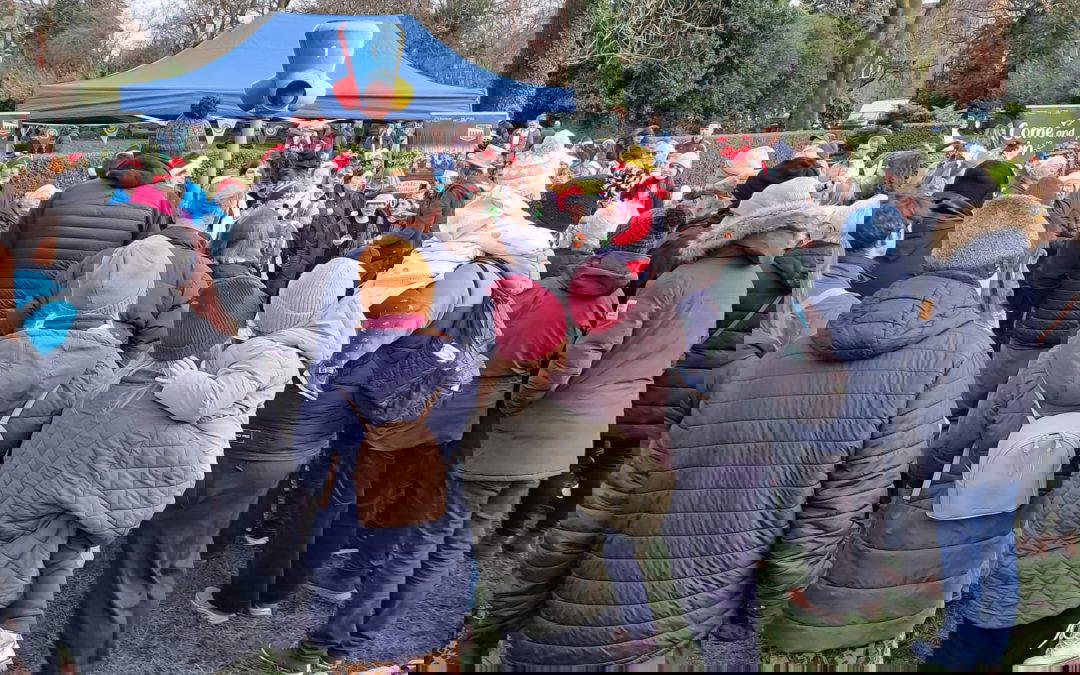 Cheering, carolling times in the Park