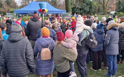 Cheering, carolling times in the Park